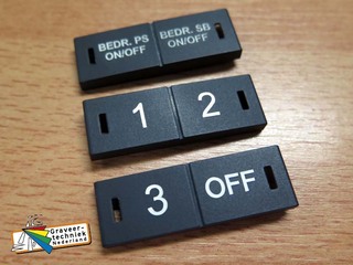 Niko drukknop met gravure opdruk